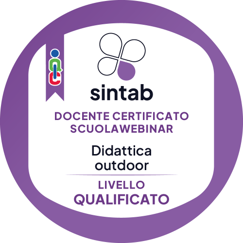 Didattica outdoor - Docente certificato Scuolawebinar - Livello QUALIFICATO